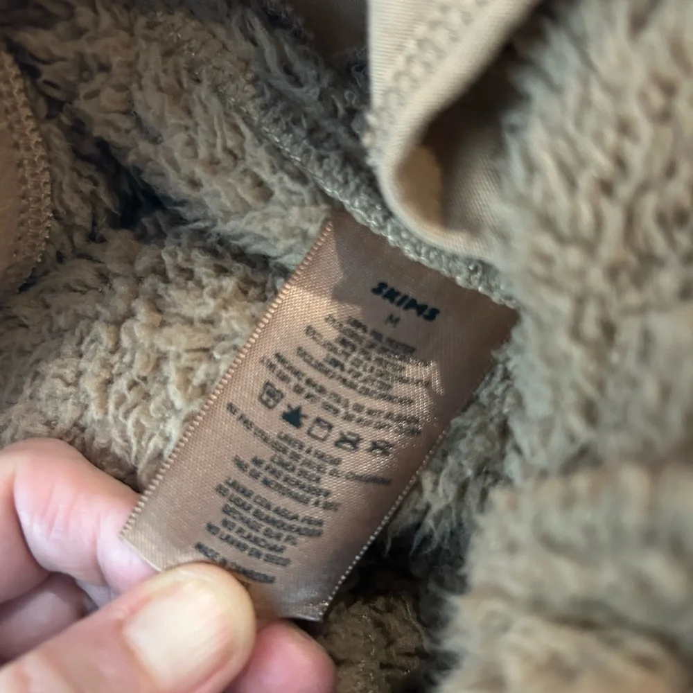 SKIMS Teddy Track Pants Desert‎ Brown M Long - Picture 10 of 15